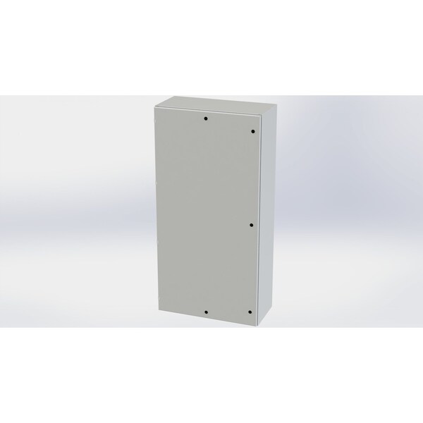 1/4 Turn Latch Electrical Enclosures, 72 in H, 16 in D, 36 in W, NEMA 3R, 4, 12, 13, Carbon Steel